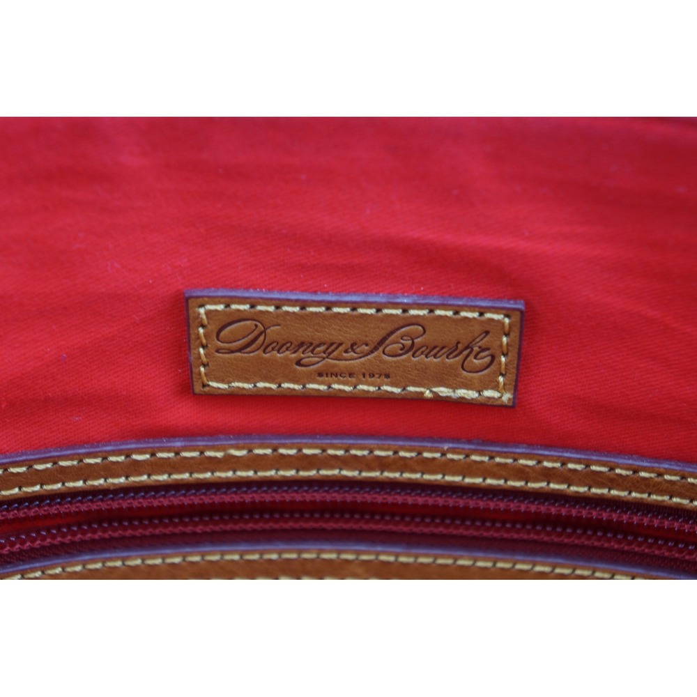 Dooney & Bourke Zip Top Tote Bag Tan Leather With Matching Coin Purse VGC - Picture 8 of 8